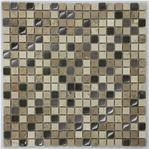 Marble Mosaic Tiles Designed by Glass&Marble