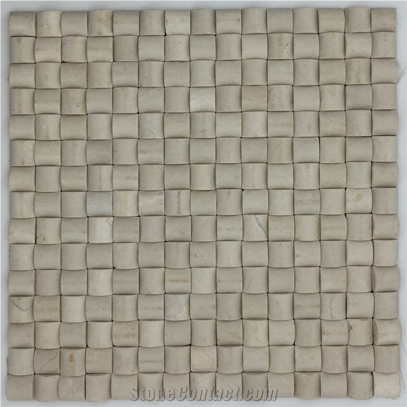 Small Bread Design Marble Mosaic Tiles