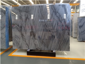 China Bruce Ash Impression Gray Marble Slabs
