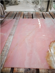 Pink Onyx Slabs Wall Floor Tiles