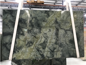 Peacock Verde Green Marble Slabs Cut to Size Tile