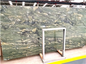 Verde Oro Granite Slabs for Floor Tile