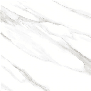 White Marble Design Large Slab Ceramic Tile