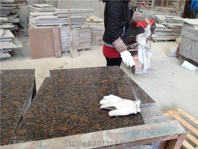 Baltic Brown Granite Tiles for Countertops