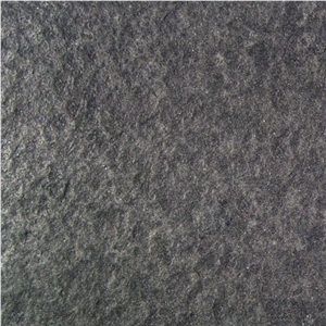 Black Basalt Flamed Brushed Granite Tiles 100x100