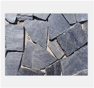 Black Slate Fieldstone Natural Split Culture Stone