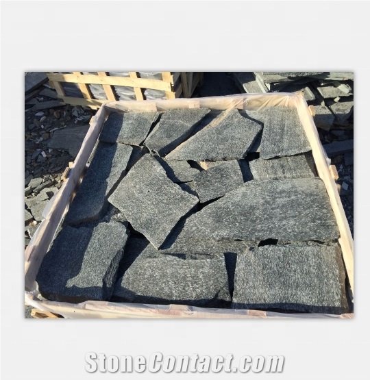 Black Slate Fieldstone Natural Split Culture Stone