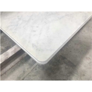 Carrara White Marble Square Desk Tops