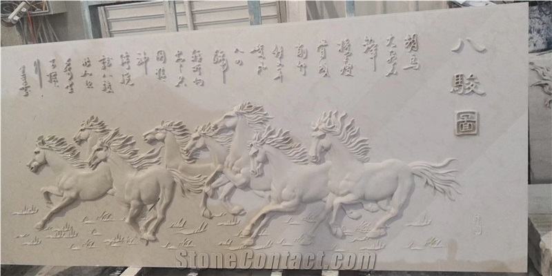 Carved Marble Cnc 3d Wall Building Tiles