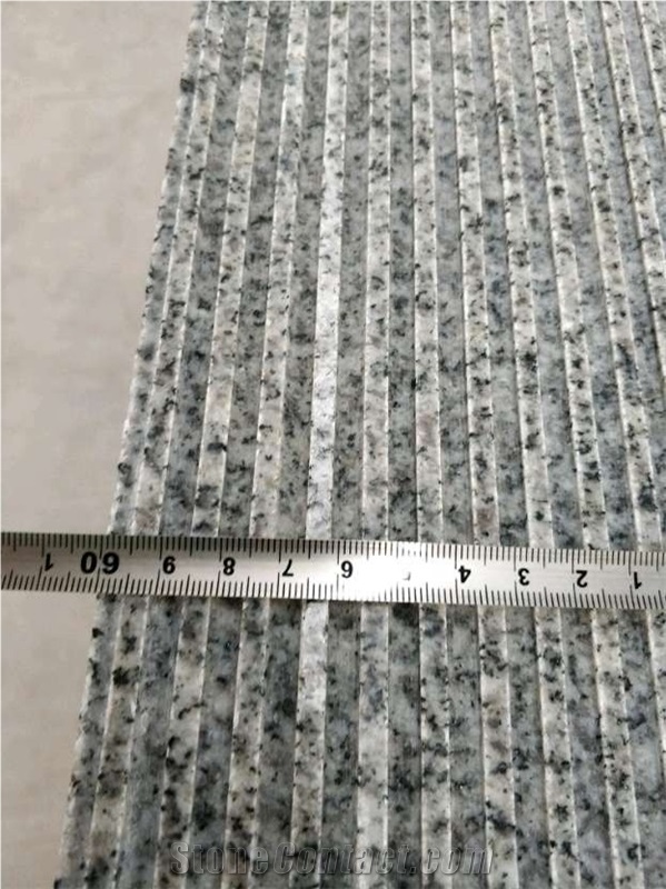 China G603 Chizel Surface Gray Granite Stair