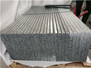 China G603 Chizel Surface Gray Granite Stair