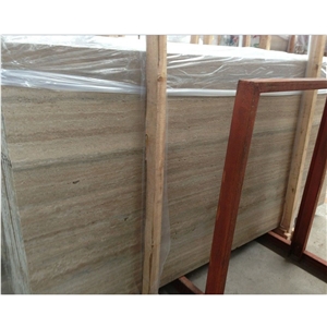 High Quality Italy Silver Grey Travertine Polished