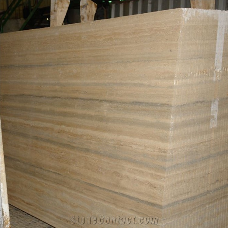 High Quality Italy Silver Grey Travertine Polished