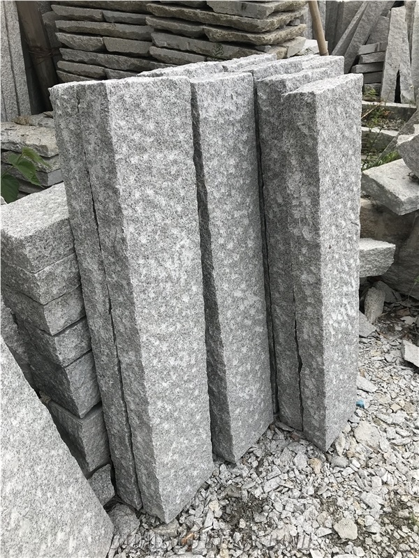 Light Grey Granite Kerbstone Road Curb Stone from China - StoneContact.com