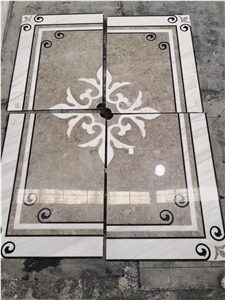 Marble Waterjet Pattern for Home Floor Decoration