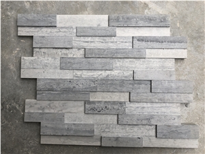 Natural Surface White Wood Ledger Panels