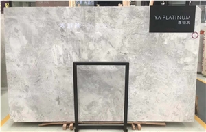 Platinum Grey Marble Slabs Kitchen Tiles