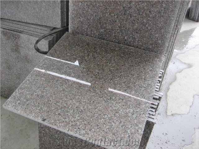 Polished Anxi Hong Granite Tiles