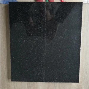 Polished Beiyue Black Granite Tiles
