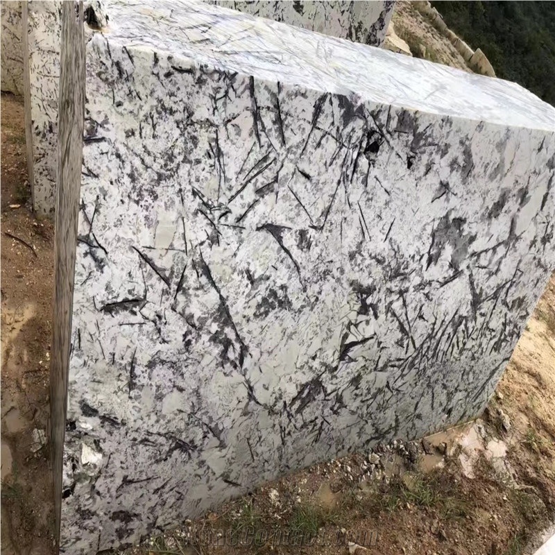 Polished Bianco Typhoon Granite Slabs