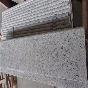 Polished Bianco Viscont White Granite Tiles