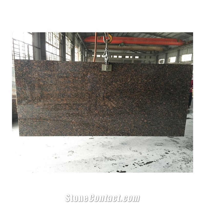 Polished China Baltic Brown Granite Slabs