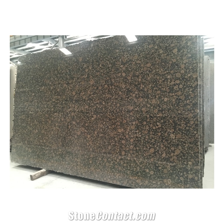 Polished China Baltic Brown Granite Slabs