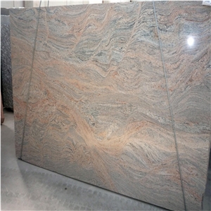 Polished China Juparana Granite Slabs