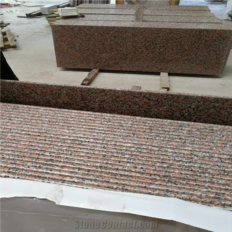 Polished Guangxi Shanbao Red Granite Tiles