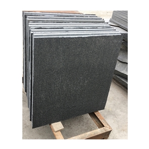 Polished Hebei Black Granite Tiles