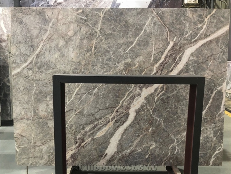 Polished Mgm Silver Marble Slabs