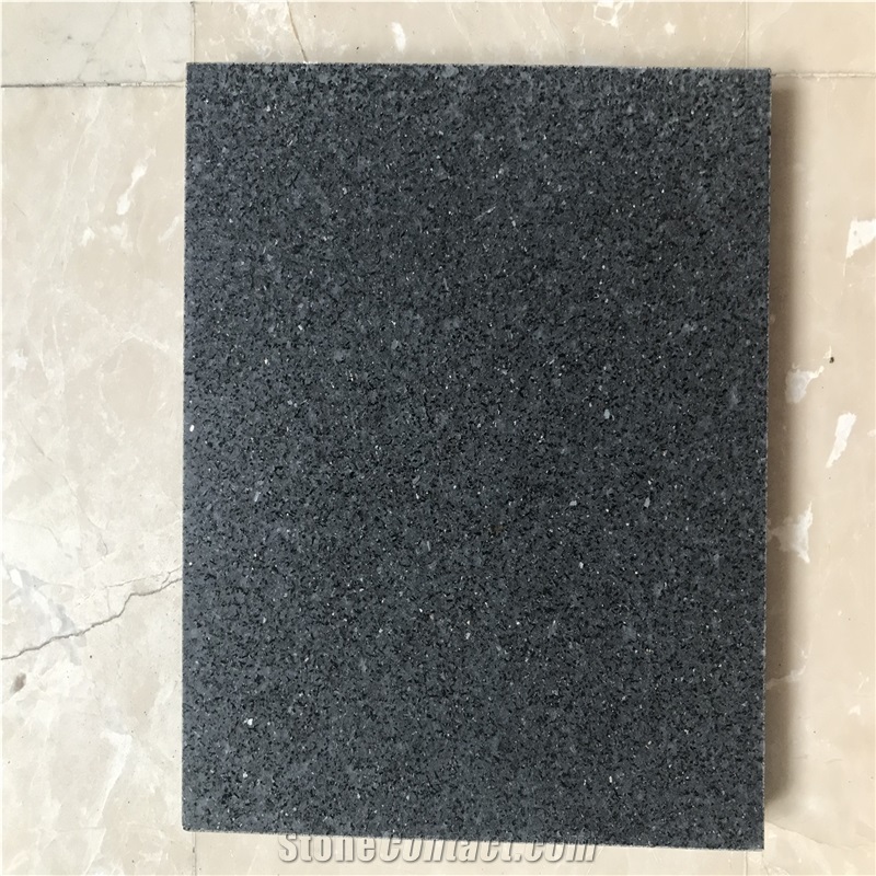 Polished New Shanxi Black Granite Slabs