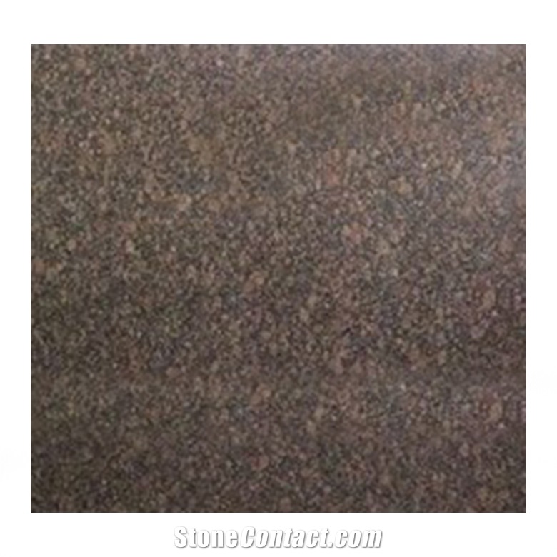 Polished Shengle Brown Granite Slabs