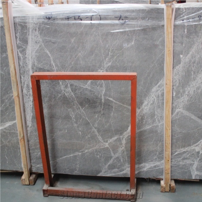 Polished Silver Azul Marble Slabs