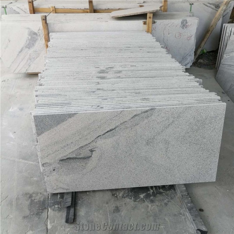 Polished Viscon White Granite Tiles