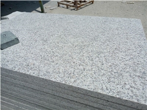 Polished White Linen Granite Tiles