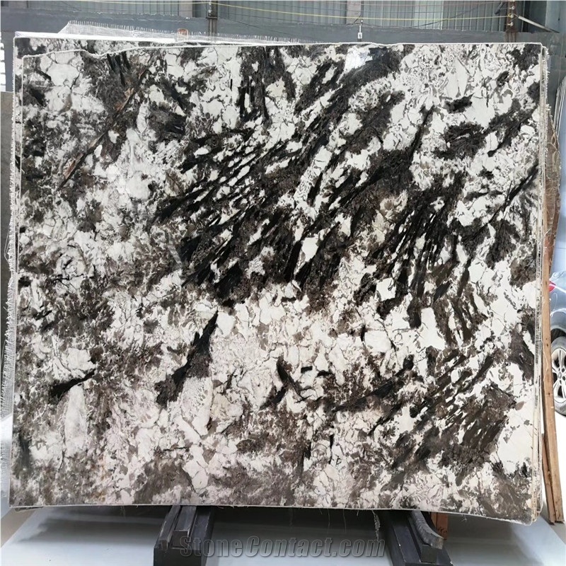 msi white sparkle granite