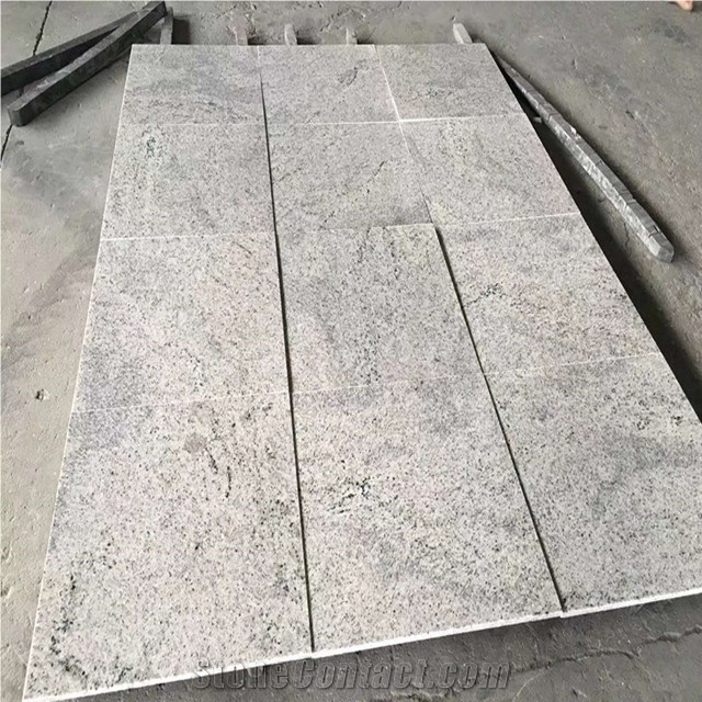 Polished Wiscount White Granite Tiles