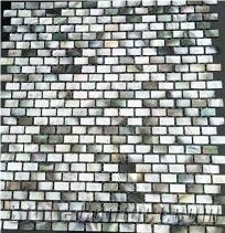 Premium Quality Deep Sea Black Pearl Shell Mosaic