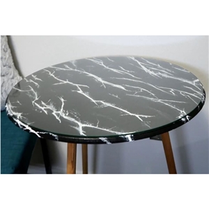 Resistant Round Stone Dinning Coffee Table Top