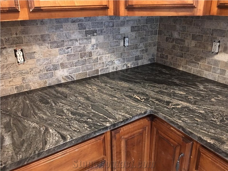Silver Paradiso Black Forest Granite Countertop from China ...