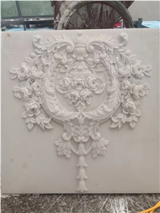 White Marble Relief Carving