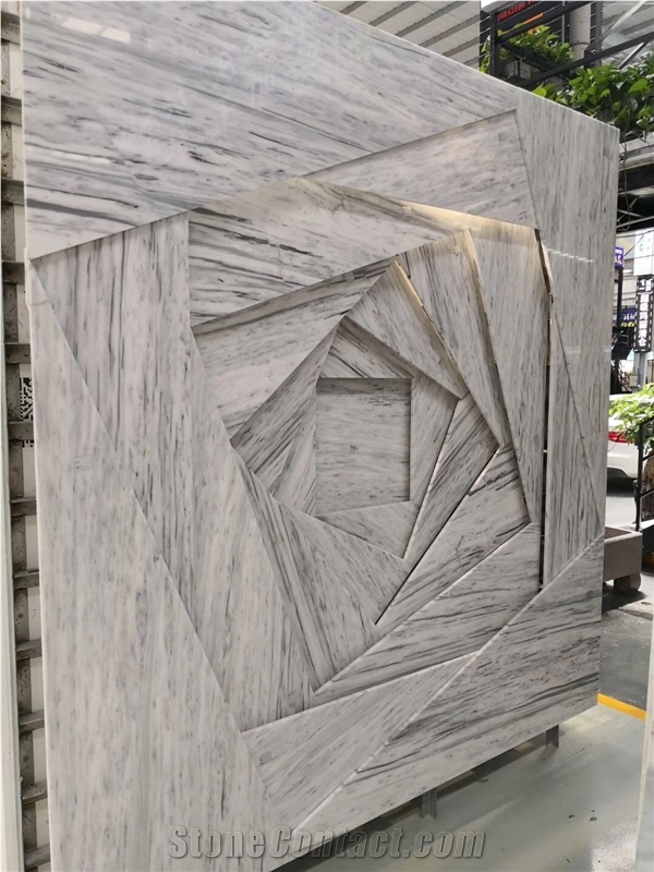 White Marble Relief Carving