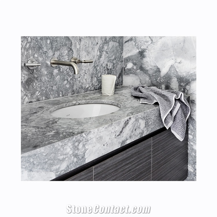 White Natural Marmor Stone,Marble Sink Countertop