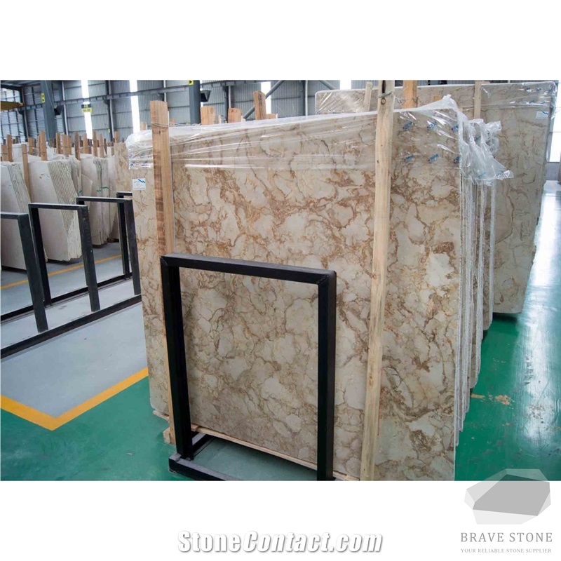 Botticino Cream Marble Tiles and Slabs