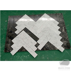 Carrara White Marble Mosaic Tiles