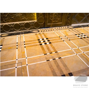 China Golden Marble Tiles and Slabs