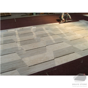 Eurasian White Wood Marble Tiles and Slabs