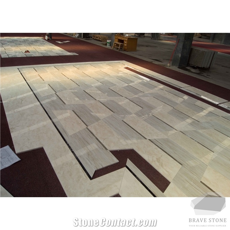 Eurasian Wood Grain Marble Tiles and Slabs