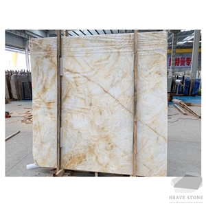 Golden Jade Marble Slabs and Tiles